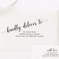 Minimalist Envelope Address and Return Template - Digital Doc Inc