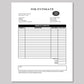 Job Estimate Template