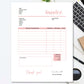 Pink Business Invoice Template
