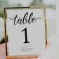 Wedding Table Number Template - Digital Doc Inc