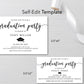 Graduation Party Announcement Details Card - Digital Doc Inc