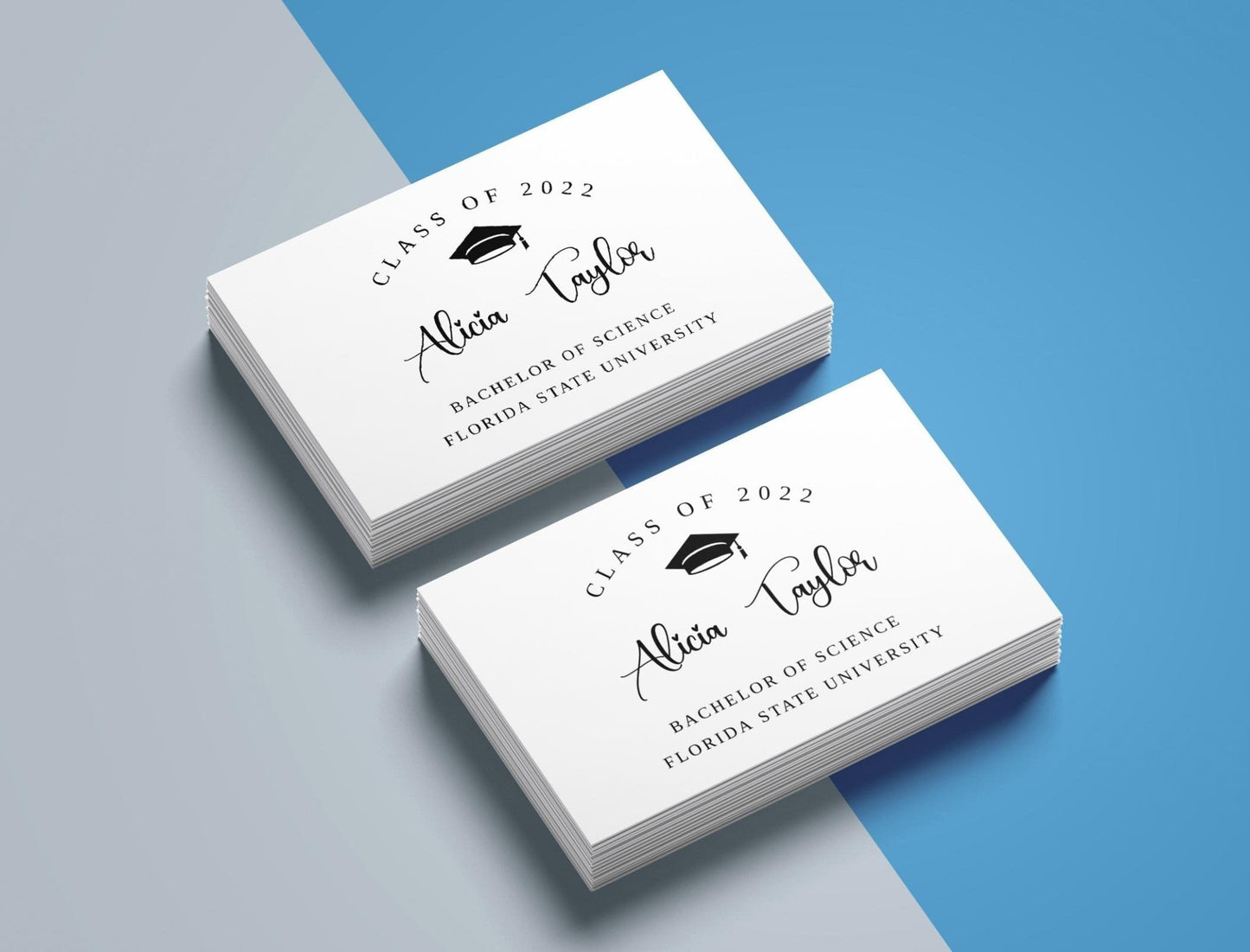 Graduation Name Card Template - Digital Doc Inc