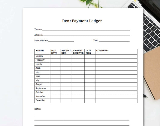 Rent Payment Ledger