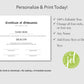 Customizable Certificate of Ordination - Digital Doc Inc