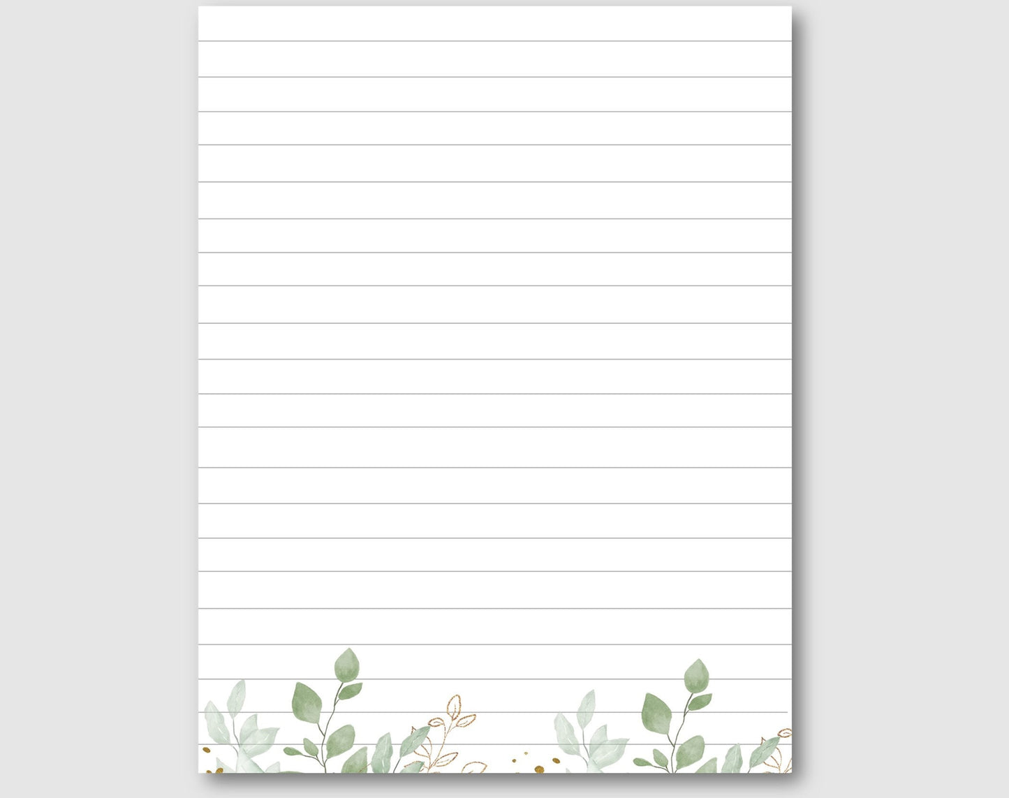 Lined Letter Writing Paper