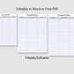 Printable Password Tracker