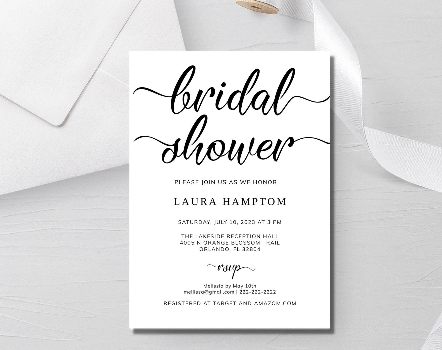 Printable Bridal Shower Invitation