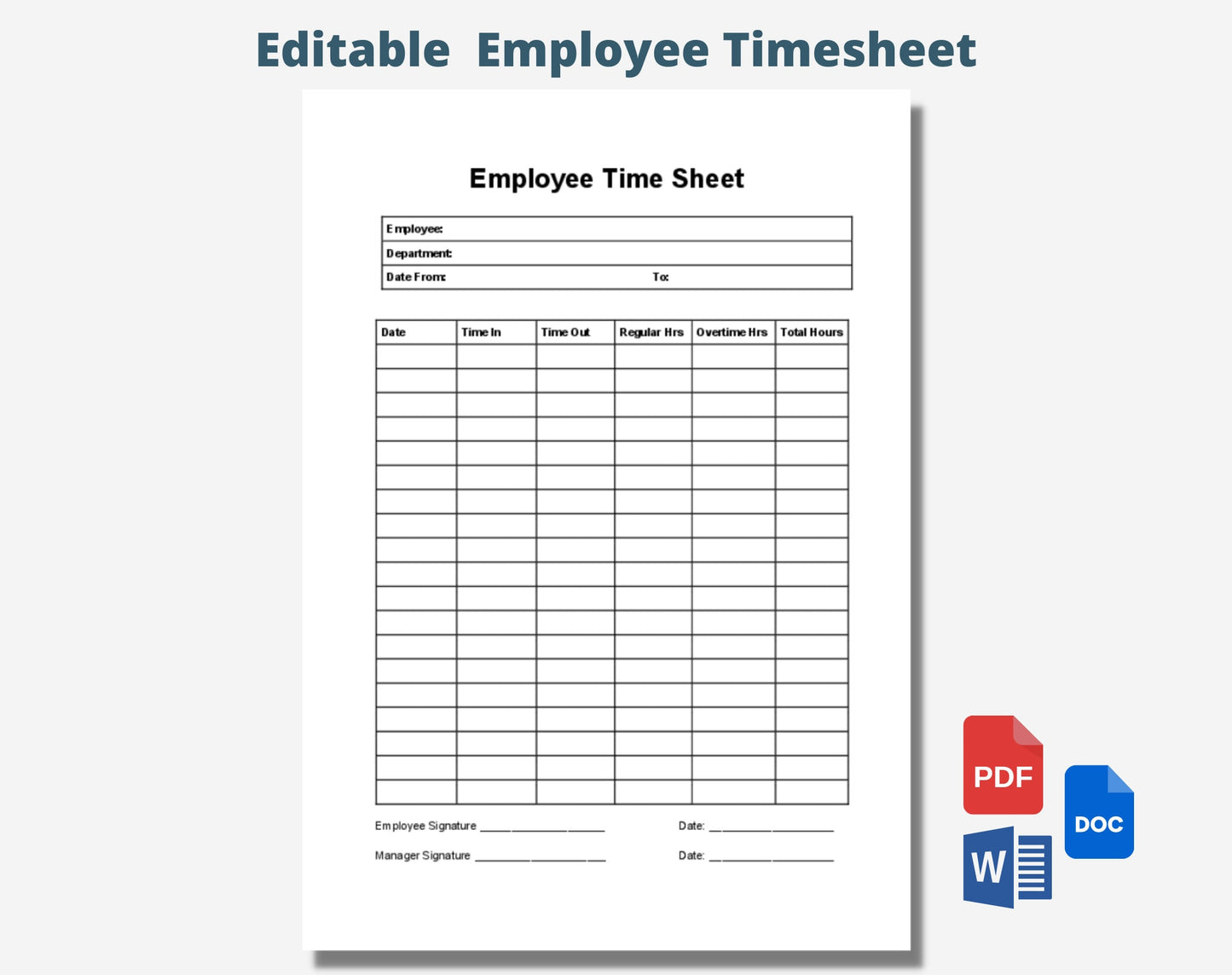 Employee Timesheet