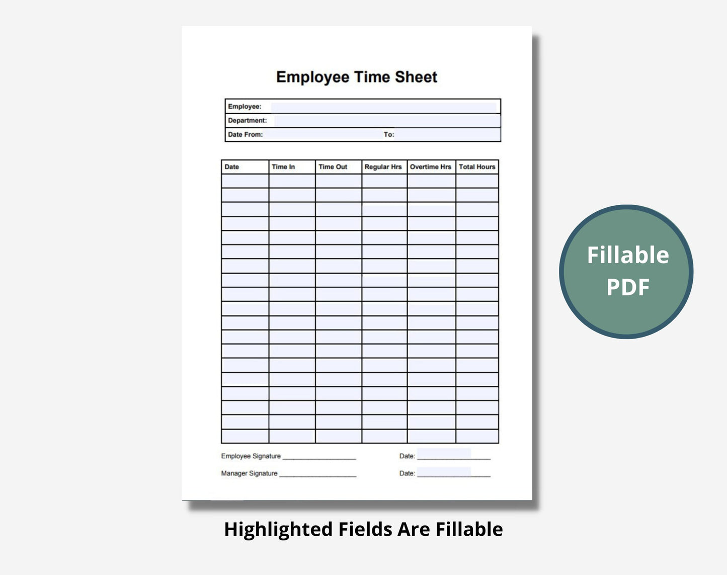 Employee Timesheet