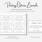 Minimalist Enclosure Card Template Printable - Digital Doc Inc