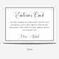 Minimalist Enclosure Card Template Printable - Digital Doc Inc