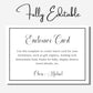 Minimalist Enclosure Card Template Printable - Digital Doc Inc