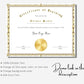 Certificate of Completion Template - Digital Doc Inc