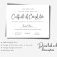 Certificate of Completion - Digital Doc Inc