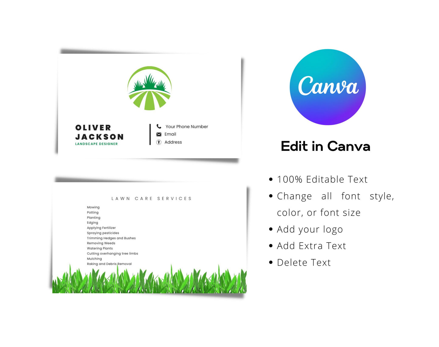 Landscaping Business Card Template