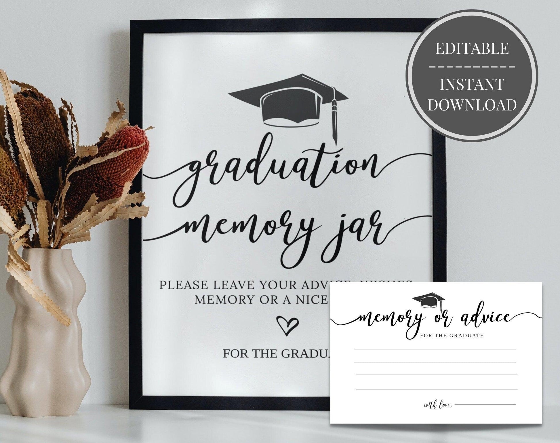 Graduation Party Advice Cards and Sign Digital Doc Inc Graduation Party Advice Cards and Sign Digital Doc Inc