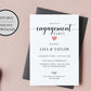 Elegant Engagement Party Invitation - Digital Doc Inc