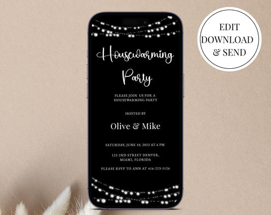Housewarming Party Invitation Template - Digital Doc Inc