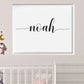 Baby Nursery Name Sign Decor