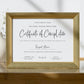 Certificate of Completion - Digital Doc Inc