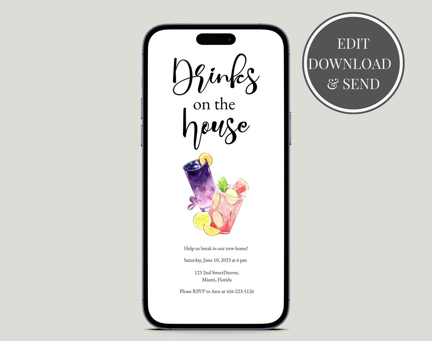 Housewarming Party Invitation - Digital Doc Inc