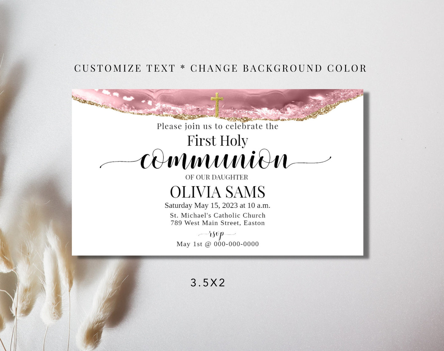 First Holy Communion Invitation