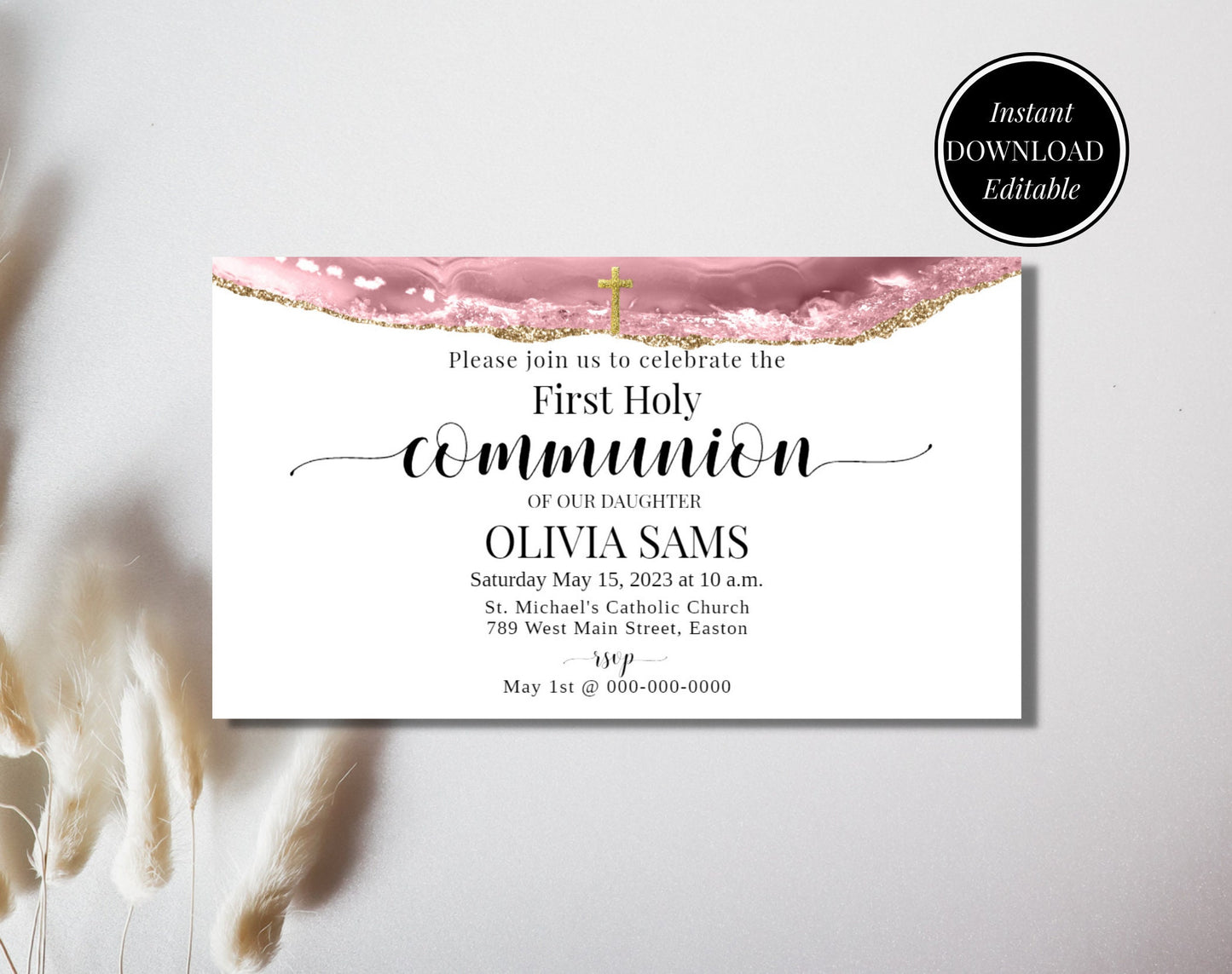 First Holy Communion Invitation